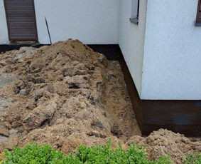 Pamatų šiltinimas drenažas hidroizoliacija ir kasimo darbai - Pamatų šiltinimas - 1 Pamatų šiltinimas - Pamatų šiltinimas drenažas hidroizoliacija ir kasimo darbai - 1