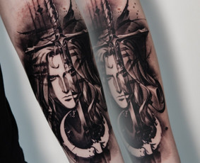 Realistinės tatuiruotės ir tattoo / Evaldas Nariunas / Darbų pavyzdys ID 3882468
