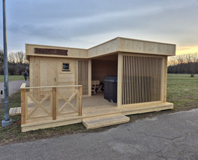 Pavėsinių gamyba, statymas - Medinis sandėliukas nuo 1000 Eur - 1