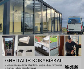 Durų,langų remontas,reguliavimas. - Statybos, apdaila - 2 Statybos, apdaila - Durų,langų remontas,reguliavimas. - 2