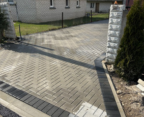 Trinkelių klojimas,vejos laistymo įrengimas,gerbuvio darbai / MB KLOTEKA / Darbų pavyzdys ID 3883652