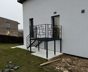 Vidaus ir lauko laiptai, pakopos, turėklai, baldai / Normantas Stimbirys / Darbų pavyzdys ID 3883848