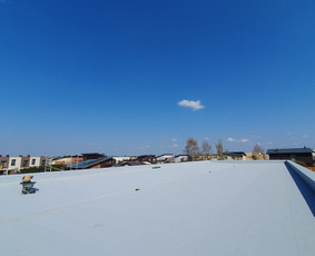 Plokščių Stogų Dengimas Pvc, Epdm ir bitumine Danga / Tvirti stogai / Darbų pavyzdys ID 3884438