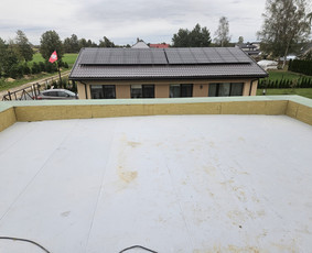 Plokšių stogų dengymas Pvc dangą / PVC garantas / Darbų pavyzdys ID 3884860