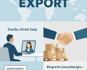 Paslaugos verslui - Eksporto konsultantas. Tarptautinis verslas. - 1