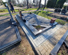 Paminklų gamyba - Kapaviečių įrengimas. - 2