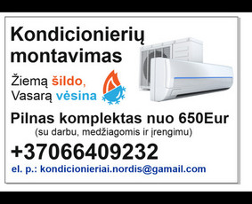 Kondicionieriu montavimas Panevėžyje - Vėdinimo sistemų montavimas - 1 Vėdinimo sistemų montavimas - Kondicionieriu montavimas Panevėžyje - 1