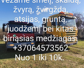 Vežam biriąsias medžiagos bei tvarkom sklypus / Scania / Darbų pavyzdys ID 3889026