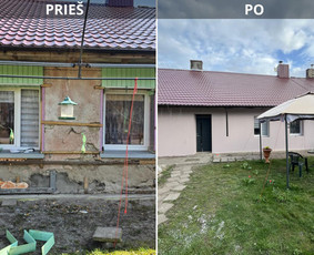Fasadų šiltinimas ir kiti fasado apdailos darbai / Gražvydas / Darbų pavyzdys ID 3889488