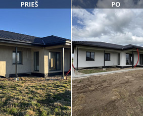 Fasadų šiltinimas ir kiti fasado apdailos darbai / Gražvydas / Darbų pavyzdys ID 3889494