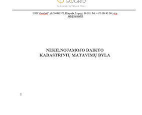 Dokumentų paruo&scaron;imas pastatų 100% įteisinimui - Matininkai, geodezininkai - 2