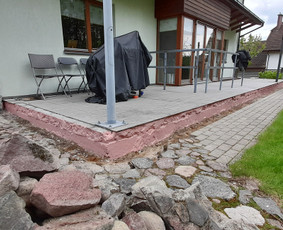 Fasadu Siltinimas Tinkavimas Dekoras Klinkerio Klijavimas / VilniausFasadai / Darbų pavyzdys ID 3892694