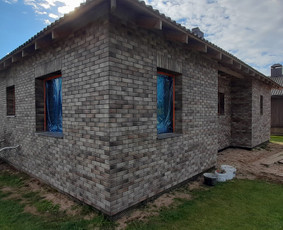 Fasadu Siltinimas Tinkavimas Dekoras Klinkerio Klijavimas / VilniausFasadai / Darbų pavyzdys ID 3892704
