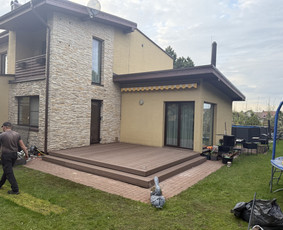 Terasos, karkasiniai statiniai, vent. fasadai, sandeliukai. / NETIKRI BROLIAI / Darbų pavyzdys ID 3893046