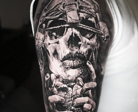 Realistinės tatuiruotės ir tattoo / Evaldas Nariunas / Darbų pavyzdys ID 848427
