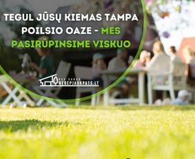 Vejos priežiūra, įrengimas - Aeravimas Skarifikavimas Žolės pjovimas Aplinkos tvarkymas - 3