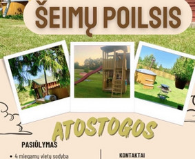 Sodybos prie ežero - Sodyba Žalioji Stotelė prie upės. Baidarės. Pirtis, kubilas - 3