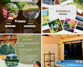 Sodybos nuomai - Sodyba Žalioji Stotelė prie upės. Baidarės. Pirtis, kubilas - 2