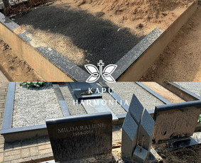 Kapų įrengimas, tvarkymas, paminklai, plokštės, akmenukų / Kapų Harmonija / Darbų pavyzdys ID 3895404