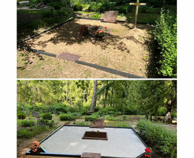 Kapo tvarkymas – skalda, atnaujinimas, priežiūra - Kapo dekoravimas akmenėliais - 1 Kapo dekoravimas akmenėliais - Kapo tvarkymas – skalda, atnaujinimas, priežiūra - 1