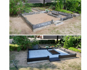 Kapo tvarkymas – skalda, atnaujinimas, priežiūra - Kapo dekoravimas akmenėliais - 4 Kapo dekoravimas akmenėliais - Kapo tvarkymas – skalda, atnaujinimas, priežiūra - 4