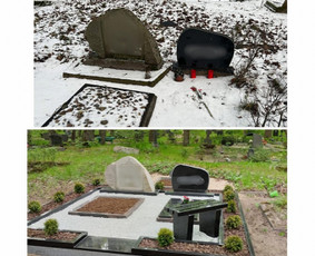 Kapo tvarkymas – skalda, atnaujinimas, priežiūra / Kapai PLIUS / Darbų pavyzdys ID 3896098