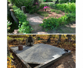 Kapo tvarkymas – skalda, atnaujinimas, priežiūra - Kapo dekoravimas akmenėliais - 3 Kapo dekoravimas akmenėliais - Kapo tvarkymas – skalda, atnaujinimas, priežiūra - 3