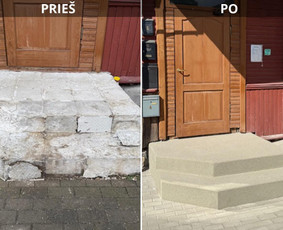 Lauko Laiptai, remontas. Epoksidinės dangos! Kiti darbai. / MB UGSTA / Darbų pavyzdys ID 3896296