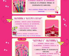 Kūrybinės dirbtuvės vaikų šventėse - Pramogos vaikams - 2 Pramogos vaikams - Kūrybinės dirbtuvės vaikų šventėse - 2