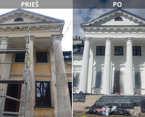 Fasadų paruošimas dažymui. Terasų alyvavimas. - Fasadų apdaila, dažymas - 1 Fasadų apdaila, dažymas - Fasadų paruošimas dažymui. Terasų alyvavimas. - 1