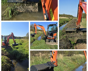 Statybinės technikos nuoma - 2.7 T Ekskavatoriaus Paslaugos su Operatoriumi - 2