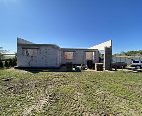 Statybos darbai - Pamatu liėjimas, mūro darbai - 1