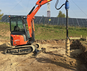 Statybinės technikos nuoma - 2.7 T Ekskavatoriaus Paslaugos su Operatoriumi - 1