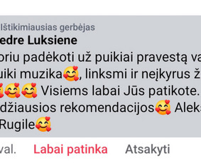 Muzikantai, atlikėjai, vedėjas / Aleksandras La & Rugilė / Darbų pavyzdys ID 3899266