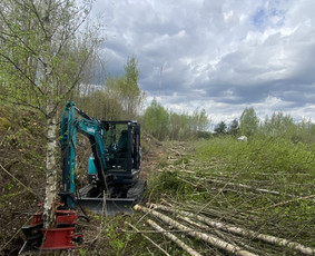 4t. Mini ekskavatoriaus nuoma su operatoriumi / MB Environfix / Darbų pavyzdys ID 3899296