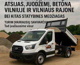 Smėlis, žvyras, skalda, betonas,juodžemis ir kita. - Gruntas, žemės - 1 Gruntas, žemės - Smėlis, žvyras, skalda, betonas,juodžemis ir kita. - 1