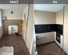 Galime įgyventinti visas jūsų idėjas, arba pasiūlyti savo. - Virtuvės baldų gamyba - 3 Virtuvės baldų gamyba - Galime įgyventinti visas jūsų idėjas, arba pasiūlyti savo. - 3