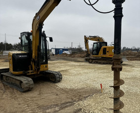 Žemės kasimas, lyginimas - Statybinė technika, ekskavatoriai, mini krautuv - 3