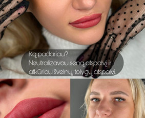 Lūpų permanentinis makiažas - Antakių ir lūpų permanentinis makiažas - 3