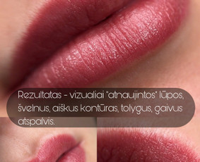 Lūpų permanentinis makiažas - Antakių ir lūpų permanentinis makiažas - 4