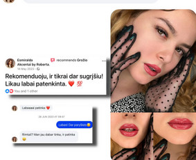 Antakių ir lūpų permanentinis makiažas / Roberta / Darbų pavyzdys ID 3900690
