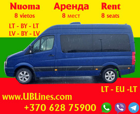 Mikroautobuso ir autobuso nuoma 8-60 vietoms / UAB "United Baltic Lines" / Darbų pavyzdys ID 3901098