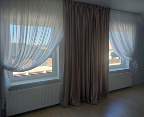 Užuolaidų, romanečių siuvimas,audiniai, bėgeliai,karnizai / Kristina Ra / Darbų pavyzdys ID 3901374