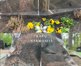 Kapų įrengimas, tvarkymas, paminklai, plokštės, akmenukų / Kapų Harmonija / Darbų pavyzdys ID 3904898