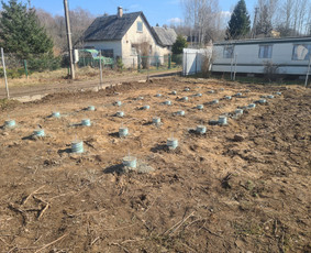 Atraminės sienelės - Pamatų įrengimas, atraminės sienelės, mūro darbai. - 2