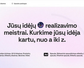 Dizainas, internetiniai puslapiai ir spaudos paslaugos! / Dizainas, internetiniai puslapiai, spauda! / Darbų pavyzdys ID 3906432