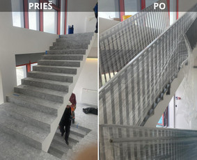 Suvirinimo darbai. Spalvotųjų metalų suvirinimas - Laiptų turėklai - 1 Laiptų turėklai - Suvirinimo darbai. Spalvotųjų metalų suvirinimas - 1