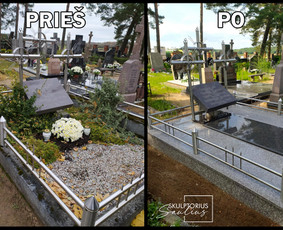 Skulptorius Saulius - paminklai ir kiti kapaviečių darbai - Kapų tvarkymas, priežiūra - 2 Kapų tvarkymas, priežiūra - Skulptorius Saulius - paminklai ir kiti kapaviečių darbai - 2