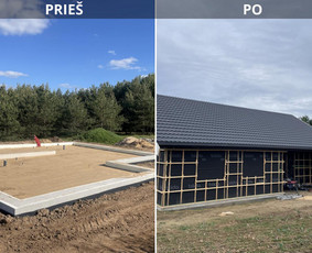 Karkasinių ir Modulinių namų statyba / MB STAGMEDA / Darbų pavyzdys ID 3909862