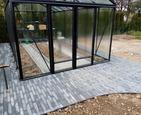 Vejos bortelių įrengimas - Trinkelių klojimas, veja, drenažo įrengimas. Apželdinimas - 2